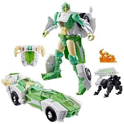 Transformers Generations, War for Cybertron: Siege, Deluxe Class, Greenlight Autobot WFC-S15 en Dazzlestrike Battle Masters, 14 cm Convertible actiefiguur, robot speelgoed vanaf 8 jaar Transformers Generations, War for Cybertron: Siege, Deluxe Class, Greenlight Autobot WFC-S15 en Dazzlestrike Battle Masters, 14 cm Convertible actiefiguur, robot speelgoed vanaf 8 jaar