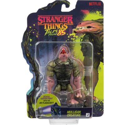 Jazwares Stranger Things: Tales from '85 Mulligan Creature 4-Inch Gearticuleerde actiefiguur met UV Spore Deco Jazwares Stranger Things: Tales from '85 Mulligan Creature 4-Inch Gearticuleerde actiefiguur met UV Spore Deco