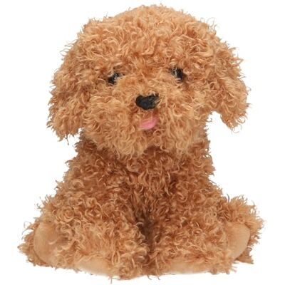 TOPModel Pluche Hond Bruin 16 cm - Knuffeldier TOPModel Pluche Hond Bruin 16 cm - Knuffeldier