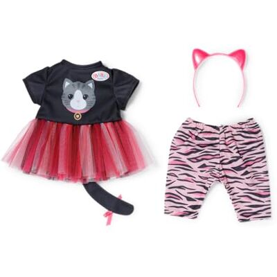 BABY born Kattenjurk met jurk met tule rok, broek en haarband voor 43 cm poppen BABY born Kattenjurk met jurk met tule rok, broek en haarband voor 43 cm poppen