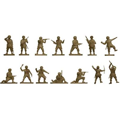 Airfix Modelfigurenset A00751V WWII US Paratroops Accessoires voor modelbouwpakketten, plastic modelbouwsets voor 8+, set bevat 48 ongeverfde figuren Accessoire voor diorama's Airfix Modelfigurenset A00751V WWII US Paratroops Accessoires voor modelbouwpakketten, plastic modelbouwsets voor 8+, set bevat 48 ongeverfde figuren Accessoire voor diorama's