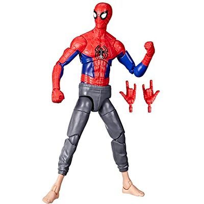 Hasbro F3852 Legends Series Spider-Man Across The Spiderverse (Part One) 15 cm grote Peter B. Parker figuur 2 accessoires Meerkleurig Hasbro F3852 Legends Series Spider-Man Across The Spiderverse (Part One) 15 cm grote Peter B. Parker figuur 2 accessoires Meerkleurig