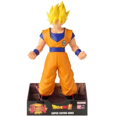 BANDAI Dragon Ball reuzenfiguur Goku Super Saiyan, 40,6 cm, beweegbaar speelgoed uit de Dragon Ball-serie, voor kinderen en verzamelaars (38771) BANDAI Dragon Ball reuzenfiguur Goku Super Saiyan, 40,6 cm, beweegbaar speelgoed uit de Dragon Ball-serie, voor kinderen en verzamelaars (38771)
