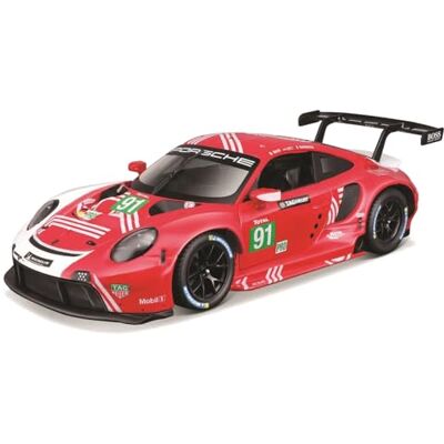 Bburago Porsche 911 RSR LM 2020, Diecast Auto Schaal 1:24, Gedetailleerde Replica van de Raceversie met Te Openen Deuren, Porsche-Licentie, Leeftijd 3+ Jaar Bburago Porsche 911 RSR LM 2020, Diecast Auto Schaal 1:24, Gedetailleerde Replica van de Raceversie met Te Openen Deuren, Porsche-Licentie, Leeftijd 3+ Jaar