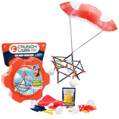 CRUNCH LABS CrunchLabs van Mark Rober, beleef plezier met de uitdaging van het loslaten van eieren, kijk hoe je ei overleeft of explodert. Een adembenemende ervaring CRUNCH LABS CrunchLabs van Mark Rober, beleef plezier met de uitdaging van het loslaten van eieren, kijk hoe je ei overleeft of explodert. Een adembenemende ervaring