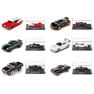 Majorette Auto Collection (1 modelauto) iconische verzamelaarsauto met metalen chassis, rubberen banden en showcase, schaal 1:64, willekeurige selectie uit 6 voertuigklassiekers, vanaf 14 jaar, golf Majorette Auto Collection (1 modelauto) iconische verzamelaarsauto met metalen chassis, rubberen banden en showcase, schaal 1:64, willekeurige selectie uit 6 voertuigklassiekers, vanaf 14 jaar, golf
