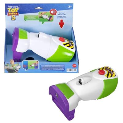 Mattel Disney en Pixar Toy Story Space Ranger laserhandschoen Rollenspel polslanceerder en schijven, knopactivatie, licht en geluid, JMW39 Mattel Disney en Pixar Toy Story Space Ranger laserhandschoen Rollenspel polslanceerder en schijven, knopactivatie, licht en geluid, JMW39