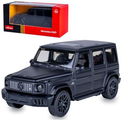 Jamara 402266 Mercedes-AMG G 63 Diecast 1:43 zwart, gelicentieerde RC modelauto van metaal, verzamelvoertuig, miniatuurauto met afstandsbediening Jamara 402266 Mercedes-AMG G 63 Diecast 1:43 zwart, gelicentieerde RC modelauto van metaal, verzamelvoertuig, miniatuurauto met afstandsbediening