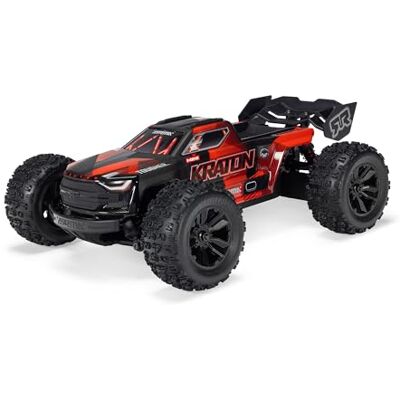 ARRMA 1/16 Mini KRATON 3S DSC 4X4 RTR – Brushless Speed Monster Truck – 80+ km/h High-Speed Basher – Zwart/Rood ARRMA 1/16 Mini KRATON 3S DSC 4X4 RTR – Brushless Speed Monster Truck – 80+ km/h High-Speed Basher – Zwart/Rood