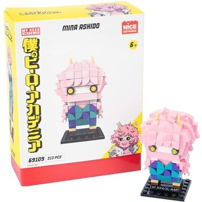 Nice Mattoncini My Hero Academia, held Mina Ashido om te bouwen met bouwstenen Nice Mattoncini My Hero Academia, held Mina Ashido om te bouwen met bouwstenen