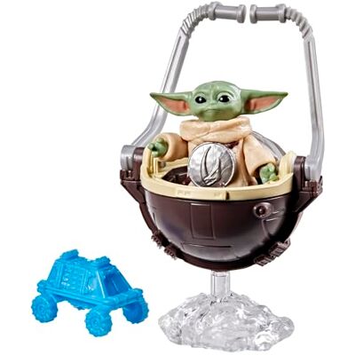 STAR WARS ActionVerse Grogu, actiefiguur van 3,3 cm (schaal van 11 cm) en accessoires, herbruikbaar accessoire-opbergrek, speelgoed voor jongens en meisjes van 4+ STAR WARS ActionVerse Grogu, actiefiguur van 3,3 cm (schaal van 11 cm) en accessoires, herbruikbaar accessoire-opbergrek, speelgoed voor jongens en meisjes van 4+
