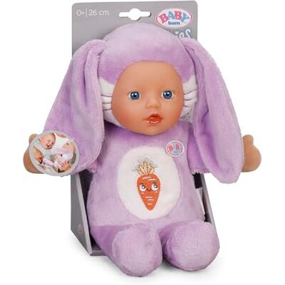 BABY born for babies Konijntje – Zachte pop van 26 cm met vingerzakjes en lange oren om een speen vast te maken – Hoogwaardige babypop – Geschikt voor pasgeborenen BABY born for babies Konijntje – Zachte pop van 26 cm met vingerzakjes en lange oren om een speen vast te maken – Hoogwaardige babypop – Geschikt voor pasgeborenen