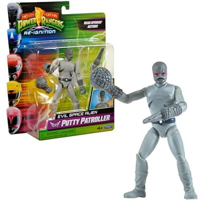 Power Rangers De slechteriken, beweegbaar figuur met functie, 12 cm, model Putty Patroller, voor kinderen vanaf 4 jaar, PWG063 Power Rangers De slechteriken, beweegbaar figuur met functie, 12 cm, model Putty Patroller, voor kinderen vanaf 4 jaar, PWG063