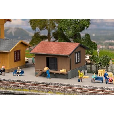 Faller 120099 kleine goederenschuur spoor: H0 stations & spoorgebouwen voor modelspoorwegen schaal: 1:87 Faller 120099 kleine goederenschuur spoor: H0 stations & spoorgebouwen voor modelspoorwegen schaal: 1:87