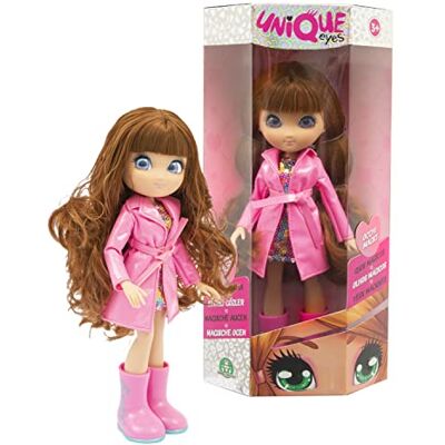 Giochi Preziosi UNIQUE Eyes, Collectie Girly, 25 cm grote pop – Sophia, met hun blik die je uit de ogen volgt, met kleding, speelgoed voor kinderen vanaf 3 jaar, , MYM123 Giochi Preziosi UNIQUE Eyes, Collectie Girly, 25 cm grote pop – Sophia, met hun blik die je uit de ogen volgt, met kleding, speelgoed voor kinderen vanaf 3 jaar, , MYM123