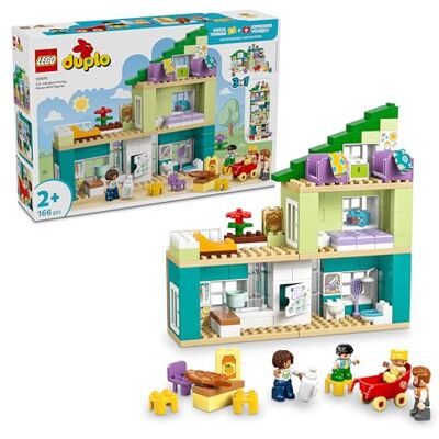 Lego DUPLO 3-in-1 Modern Woonhuis met Figuren – Educatief Speelgoed voor Peuters Fijne Motoriek Ontwikkelen – Montessori Poppenhuis Bouwpakket – Cadeau voor Meisjes en Jongens vanaf 2 Jaar – 10470 Lego DUPLO 3-in-1 Modern Woonhuis met Figuren – Educatief Speelgoed voor Peuters Fijne Motoriek Ontwikkelen – Montessori Poppenhuis Bouwpakket – Cadeau voor Meisjes en Jongens vanaf 2 Jaar – 10470
