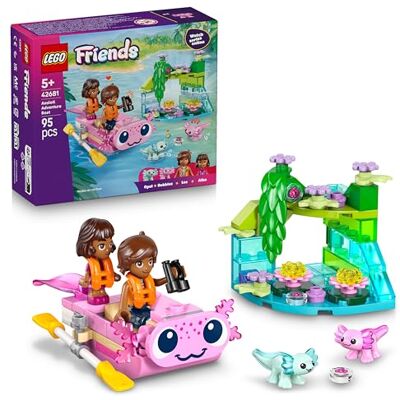 Lego Friends Axolotlavontuur – Axolotl Speelgoed voor Kinderen met 2 Poppetjes, 2 Dieren Figuren, Planten, Bloemen en Accessoires – Verjaardagscadeau voor Meisjes vanaf 5 Jaar 42681 Lego Friends Axolotlavontuur – Axolotl Speelgoed voor Kinderen met 2 Poppetjes, 2 Dieren Figuren, Planten, Bloemen en Accessoires – Verjaardagscadeau voor Meisjes vanaf 5 Jaar 42681