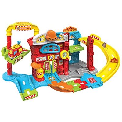 VTech 80-503923 Toet Toet Auto's Brandweerkazerne -Voor Jongens en Meisjes Van 1 tot 5 jaar Nederlands Gesproken,veelkleurig VTech 80-503923 Toet Toet Auto's Brandweerkazerne -Voor Jongens en Meisjes Van 1 tot 5 jaar Nederlands Gesproken,veelkleurig