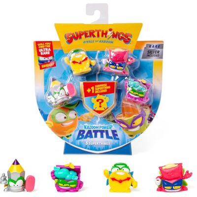 Magicbox Superthings Kazoom Power Pack - 5 Figuren Zilveren Potlood 3+ Magicbox Superthings Kazoom Power Pack - 5 Figuren Zilveren Potlood 3+