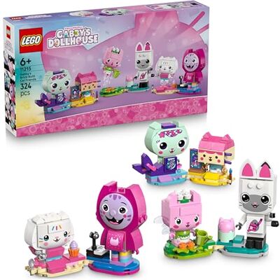 Lego Gabby’s Poppenhuis: Gabby’s Bouwbare kattenvriendjes – Kat Speelgoed voor Kinderen met 6 Dieren Figuren Incl. Kitty Fee – Cadeau voor Meisjes vanaf 6 Jaar en Fans van de TV-serie – 11215 Lego Gabby’s Poppenhuis: Gabby’s Bouwbare kattenvriendjes – Kat Speelgoed voor Kinderen met 6 Dieren Figuren Incl. Kitty Fee – Cadeau voor Meisjes vanaf 6 Jaar en Fans van de TV-serie – 11215