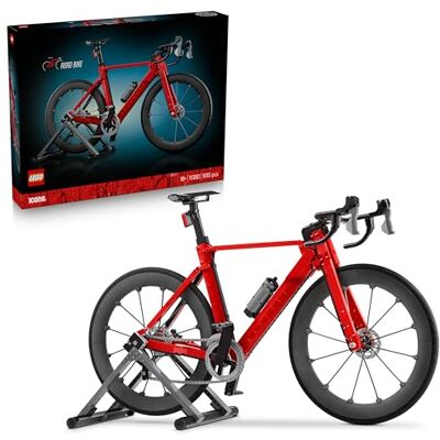 Lego Icons Racefiets Bouwpakket voor Volwassenen Fiets met Rubberen Banden, Versnellingen en Achterstandaard Slaapkamer Decoratie Cadeau-idee voor Wielerfans 11380 Lego Icons Racefiets Bouwpakket voor Volwassenen Fiets met Rubberen Banden, Versnellingen en Achterstandaard Slaapkamer Decoratie Cadeau-idee voor Wielerfans 11380