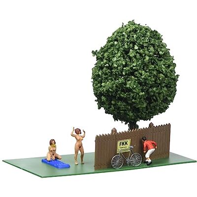 Busch 7669 Mini Scene FKK Landschap voor modelbouw spoorwegen, H0 Busch 7669 Mini Scene FKK Landschap voor modelbouw spoorwegen, H0