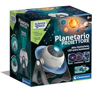 Clementoni Wetenschappelijke laboratoriumprojector van sterren, superspel voor kinderen 8 jaar, planetarium verlicht astronomische sterrenbeelden, planeten zonnestelsel, sterrenstelsels, Italiaanse Clementoni Wetenschappelijke laboratoriumprojector van sterren, superspel voor kinderen 8 jaar, planetarium verlicht astronomische sterrenbeelden, planeten zonnestelsel, sterrenstelsels, Italiaanse