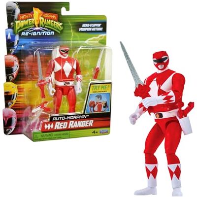 Power Rangers , Beweegbare figuur, 15 cm, Ranger rood, 4+, PWG072 Power Rangers , Beweegbare figuur, 15 cm, Ranger rood, 4+, PWG072