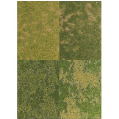 Busch 1300 Groundcover Vloerbedekker, set van 4 Busch 1300 Groundcover Vloerbedekker, set van 4