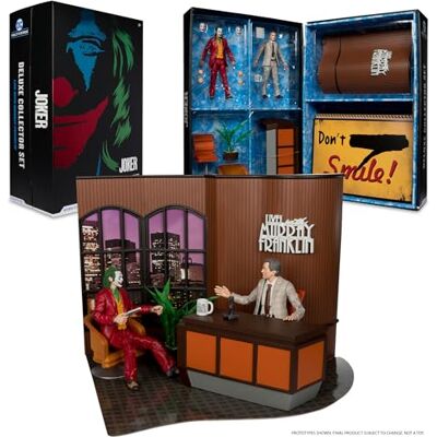 McFarlane Toys DC Multiverse Joker Movie Limited Edition Deluxe verzamelaarsset Live with Murray Franklin) McFarlane Toys DC Multiverse Joker Movie Limited Edition Deluxe verzamelaarsset Live with Murray Franklin)