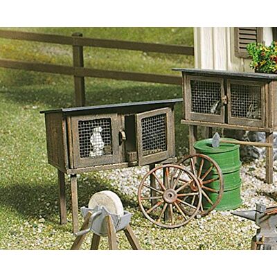 Faller Pola 333209 Konijn Stall G Scale Building Kit Bouwset, Meervoudig, S Faller Pola 333209 Konijn Stall G Scale Building Kit Bouwset, Meervoudig, S
