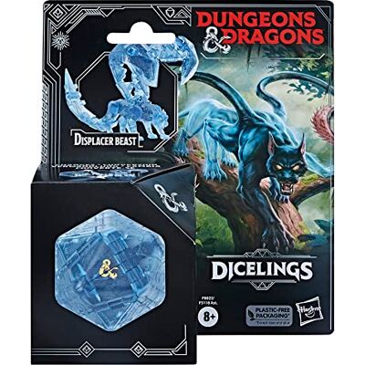 Hasbro Dungeons & Dragons Dicelings Displacer Beast Beest, D&D drakenspeelgoed om te verzamelen, actiefiguur Hasbro Dungeons & Dragons Dicelings Displacer Beast Beest, D&D drakenspeelgoed om te verzamelen, actiefiguur