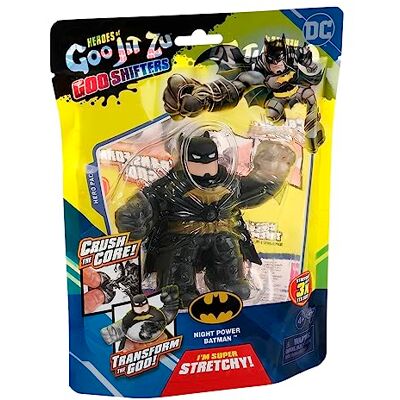 BANDAI Heroes of Goo Jit Zu Batman actiefiguur, DC CO42585, meerkleurig, duik in de schaduw van Gotham City, Goo-gevechten in actie met verrassende helden BANDAI Heroes of Goo Jit Zu Batman actiefiguur, DC CO42585, meerkleurig, duik in de schaduw van Gotham City, Goo-gevechten in actie met verrassende helden