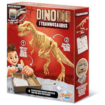 Buki France Buki Dino dig-t-Rex-dinosaurus om op te graven, 20 cm, 445TYR Buki France Buki Dino dig-t-Rex-dinosaurus om op te graven, 20 cm, 445TYR