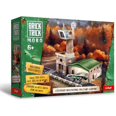Trefl Brick Trick Moro: Militaire Luchthaven/Military Airport Bouw met baksteen, EKO bakstenen blokken, 360 Herbruikbare Bakstenen, Creatieve militaire set voor kinderen vanaf 6 jaar Trefl Brick Trick Moro: Militaire Luchthaven/Military Airport Bouw met baksteen, EKO bakstenen blokken, 360 Herbruikbare Bakstenen, Creatieve militaire set voor kinderen vanaf 6 jaar