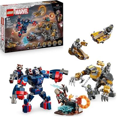 Lego Marvel Avengers: Endgame Thor vs. Chitauri Bouwpakket voor Kinderen met Mecha, Gorilla en 7 Minifiguren, Incl. Thor, Rocket en Iron Patriot – Superheld Cadeau voor Jongens vanaf 8 Jaar – 76322 Lego Marvel Avengers: Endgame Thor vs. Chitauri Bouwpakket voor Kinderen met Mecha, Gorilla en 7 Minifiguren, Incl. Thor, Rocket en Iron Patriot – Superheld Cadeau voor Jongens vanaf 8 Jaar – 76322