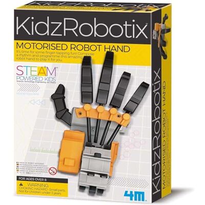 4M 403407 Kids Motorised Robot Hand Building Set STEM Educatief speelgoed, bewegende robots bouwen, doe-het-zelf robot-set, mechanica en sensorisch, elektronica voor jongens 4M 403407 Kids Motorised Robot Hand Building Set STEM Educatief speelgoed, bewegende robots bouwen, doe-het-zelf robot-set, mechanica en sensorisch, elektronica voor jongens