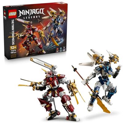 Lego NINJAGO De Twee Torenhoge Mecha Speelgoed voor Kinderen Bouwpakket met Actiefiguren Geïnspireerd op NINJAGO Legends De Nacht Valt Cadeau voor Jongens en Meisjes Vanaf 12 Jaar 71870 Lego NINJAGO De Twee Torenhoge Mecha Speelgoed voor Kinderen Bouwpakket met Actiefiguren Geïnspireerd op NINJAGO Legends De Nacht Valt Cadeau voor Jongens en Meisjes Vanaf 12 Jaar 71870