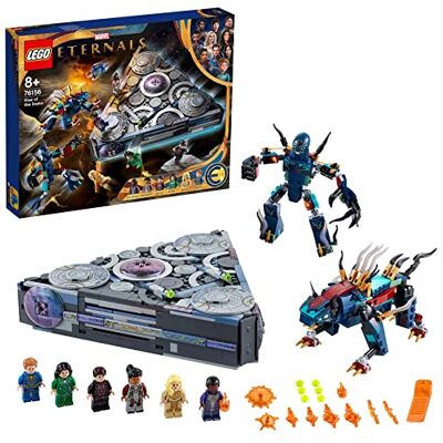 Lego 76156 Marvel Opkomst van de Domo Ruimtebouwspeelgoed Superheld Ruimteschip uit The Eternals Film en 2 Deviant-figuren Lego 76156 Marvel Opkomst van de Domo Ruimtebouwspeelgoed Superheld Ruimteschip uit The Eternals Film en 2 Deviant-figuren
