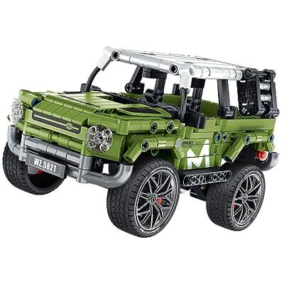 Pro Kids Model Off-road Groen - Speelblokjes Pro Kids Model Off-road Groen - Speelblokjes