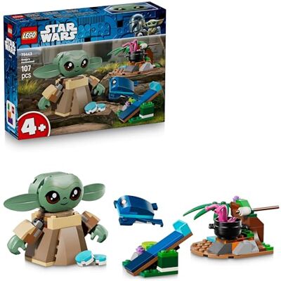 Lego Star Wars 75443 Grogu's Thuis – Bouwbaar Speelgoed voor Kinderen met Sorgan Kikker, Katapult en Macarons – Cadeau voor Jongens, Meisjes en The Mandalorian Fans Vanaf 4 Jaar Lego Star Wars 75443 Grogu's Thuis – Bouwbaar Speelgoed voor Kinderen met Sorgan Kikker, Katapult en Macarons – Cadeau voor Jongens, Meisjes en The Mandalorian Fans Vanaf 4 Jaar
