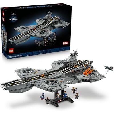 Lego ǀ Marvel S.H.I.E.L.D. Helicarrier Bouwpakket voor Volwassenen met 6 Minifiguren incl. Captain America & Nick Fury Woondecoratie – Avengers Cadeau voor Mannen en Vrouwen 76354 Lego ǀ Marvel S.H.I.E.L.D. Helicarrier Bouwpakket voor Volwassenen met 6 Minifiguren incl. Captain America & Nick Fury Woondecoratie – Avengers Cadeau voor Mannen en Vrouwen 76354