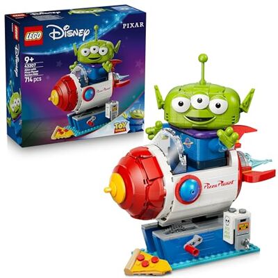 Lego Disney Pixar Alien met Pizza Planet Rocket Rit Ruimteschip Speelgoed met Alien Figuur Kinderkamerdecoratie Cadeau voor Jongens, Meisjes en Toy Story Fans vanaf 9 Jaar 43307 Lego Disney Pixar Alien met Pizza Planet Rocket Rit Ruimteschip Speelgoed met Alien Figuur Kinderkamerdecoratie Cadeau voor Jongens, Meisjes en Toy Story Fans vanaf 9 Jaar 43307