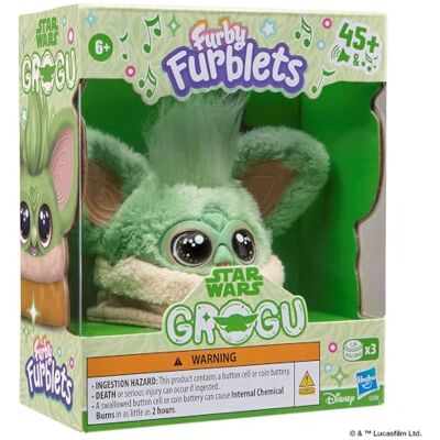 Furby Furblets STAR WARS™ Grogu elektronisch verzamelknuffeldier, officieel gelicentieerd Furby Furblets STAR WARS™ Grogu elektronisch verzamelknuffeldier, officieel gelicentieerd