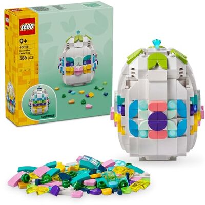 Lego Paasei Versieren Pasen Speelgoed voor Kinderen met Kleurrijke Versieringen Incl. Gouden Hartjes en Edelstenen Paasknutsel Cadeau voor Meisjes en Jongens vanaf 9 Jaar 40816 Lego Paasei Versieren Pasen Speelgoed voor Kinderen met Kleurrijke Versieringen Incl. Gouden Hartjes en Edelstenen Paasknutsel Cadeau voor Meisjes en Jongens vanaf 9 Jaar 40816