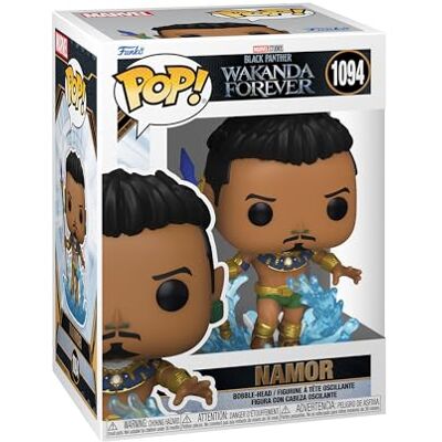 Funko Pop! Marvel Black Panther: Wakanda Forever Namor vinyl verzamelfiguur cadeau-idee officiële handelsgoederen speelgoed voor kinderen en volwassenen filmfans Officiële Superheroes Merch Verzamelbaar vinylbeeldje voor schapweergave Verjaardagscadeau Funko Pop! Marvel Black Panther: Wakanda Forever Namor vinyl verzamelfiguur cadeau-idee officiële handelsgoederen speelgoed voor kinderen en volwassenen filmfans Officiële Superheroes Merch Verzamelbaar vinylbeeldje voor schapweergave Verjaardagscadeau
