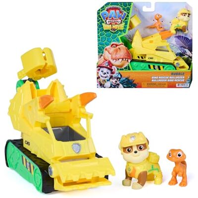 Paw Patrol Speelgoedvoertuig DinoThemeVhcRubble Paw Patrol Speelgoedvoertuig DinoThemeVhcRubble
