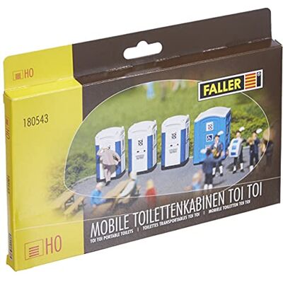 Faller 180543 mobiele toiletcabines TOI TOI Faller 180543 mobiele toiletcabines TOI TOI
