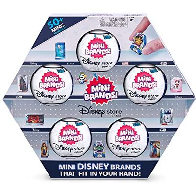 BANDAI 5 verrassingen verpakking met 5 Disney Mini Brands ballen BANDAI 5 verrassingen verpakking met 5 Disney Mini Brands ballen