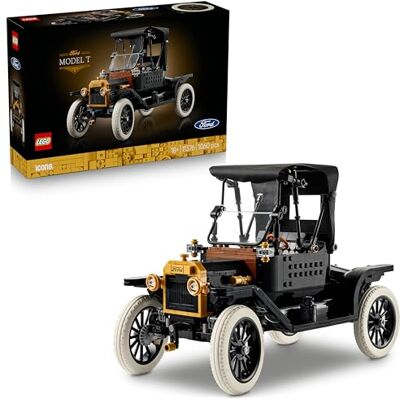 Lego Icons Ford Model T 11376 Bouwpakket voor volwassenen, klassieke auto, modelauto met stoffen dak en hoge wielen, woondecoratie, cadeau, 1060 onderdelen Lego Icons Ford Model T 11376 Bouwpakket voor volwassenen, klassieke auto, modelauto met stoffen dak en hoge wielen, woondecoratie, cadeau, 1060 onderdelen